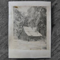 Yosemite Barn – Rural Landscape Handmade print