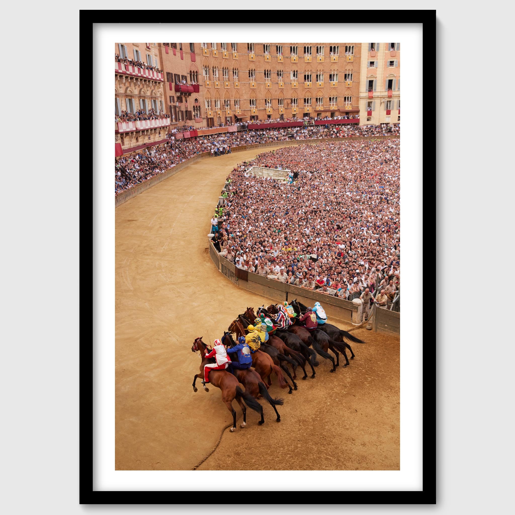 Inizio – Italian Horse Race Wall Art, Siena Palio Photography Print