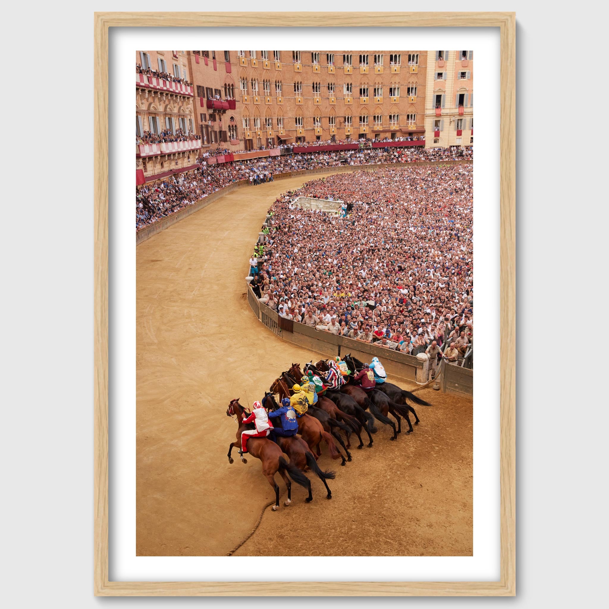 Inizio – Italian Horse Race Wall Art, Siena Palio Photography Print