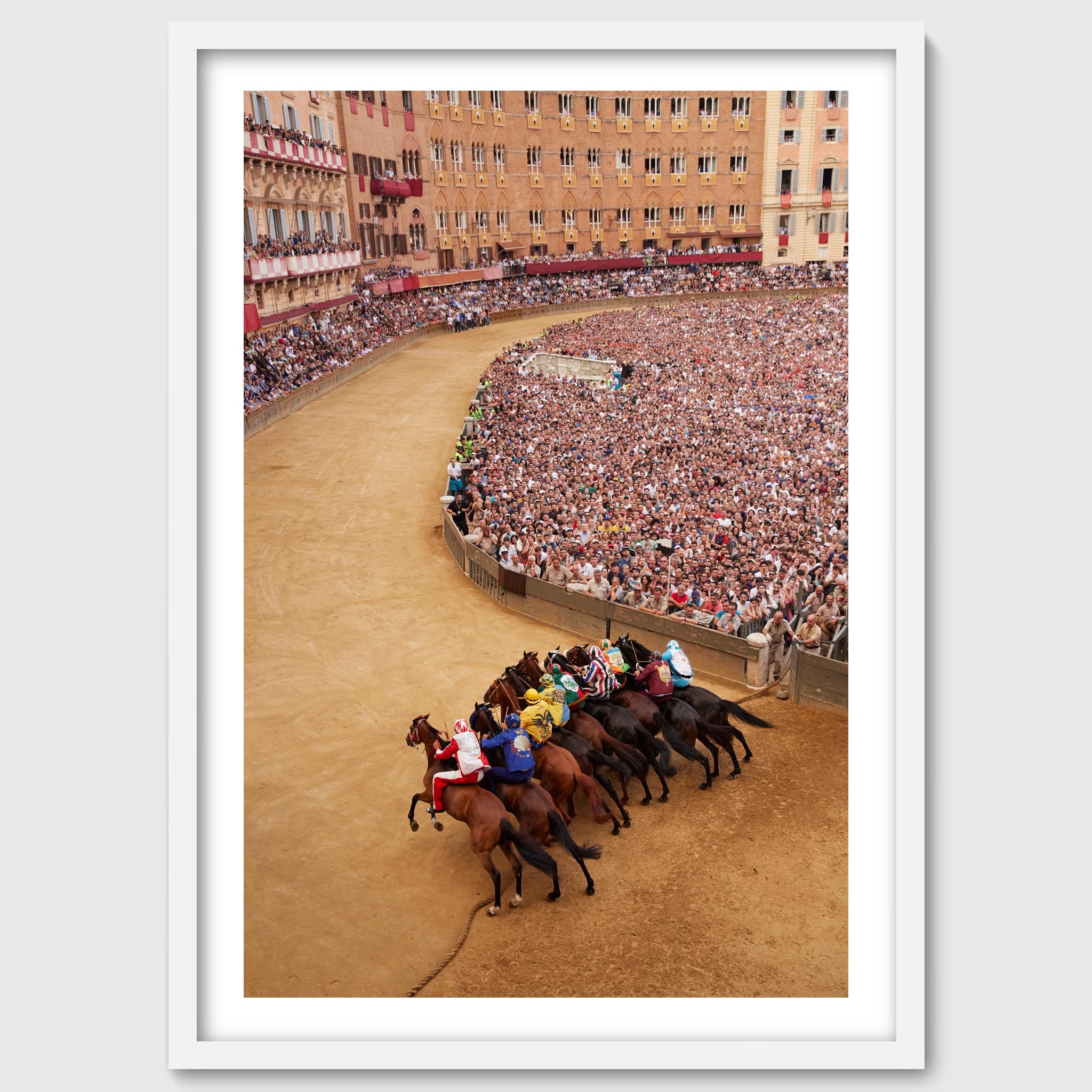 Inizio – Italian Horse Race Wall Art, Siena Palio Photography Print