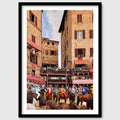La Mossa – Siena Horse Race Wall Decor, Italian Action Photography Print
