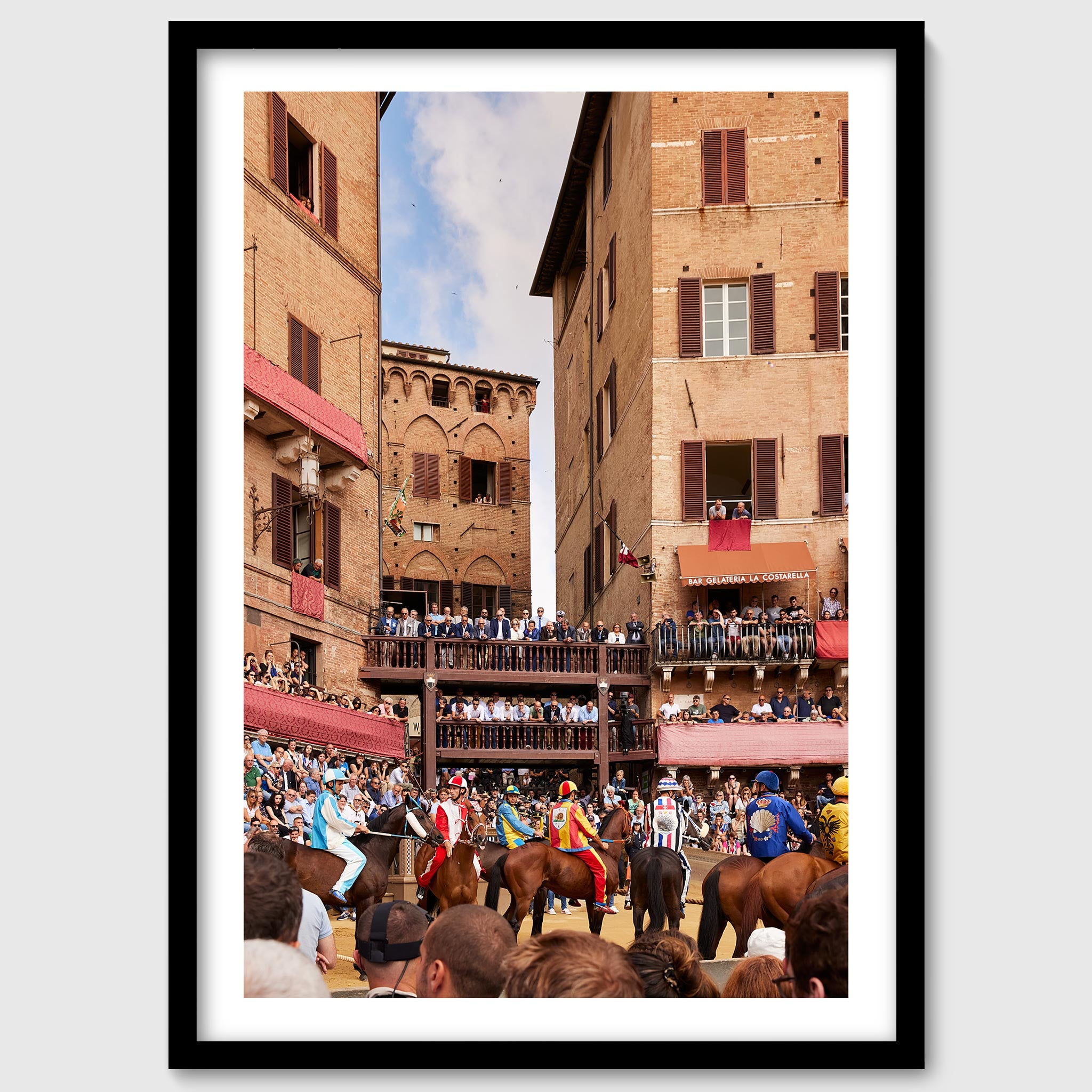 La Mossa – Siena Horse Race Wall Decor, Italian Action Photography Print