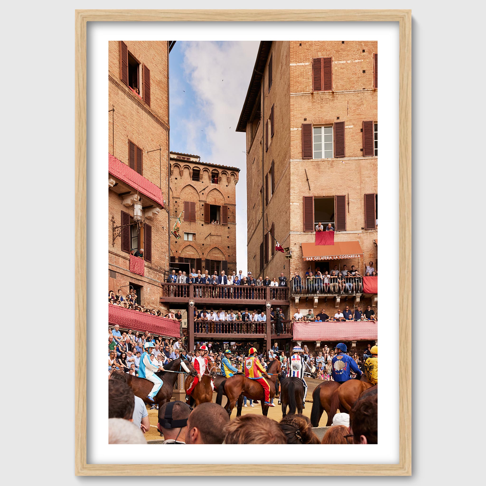 La Mossa – Siena Horse Race Wall Decor, Italian Action Photography Print