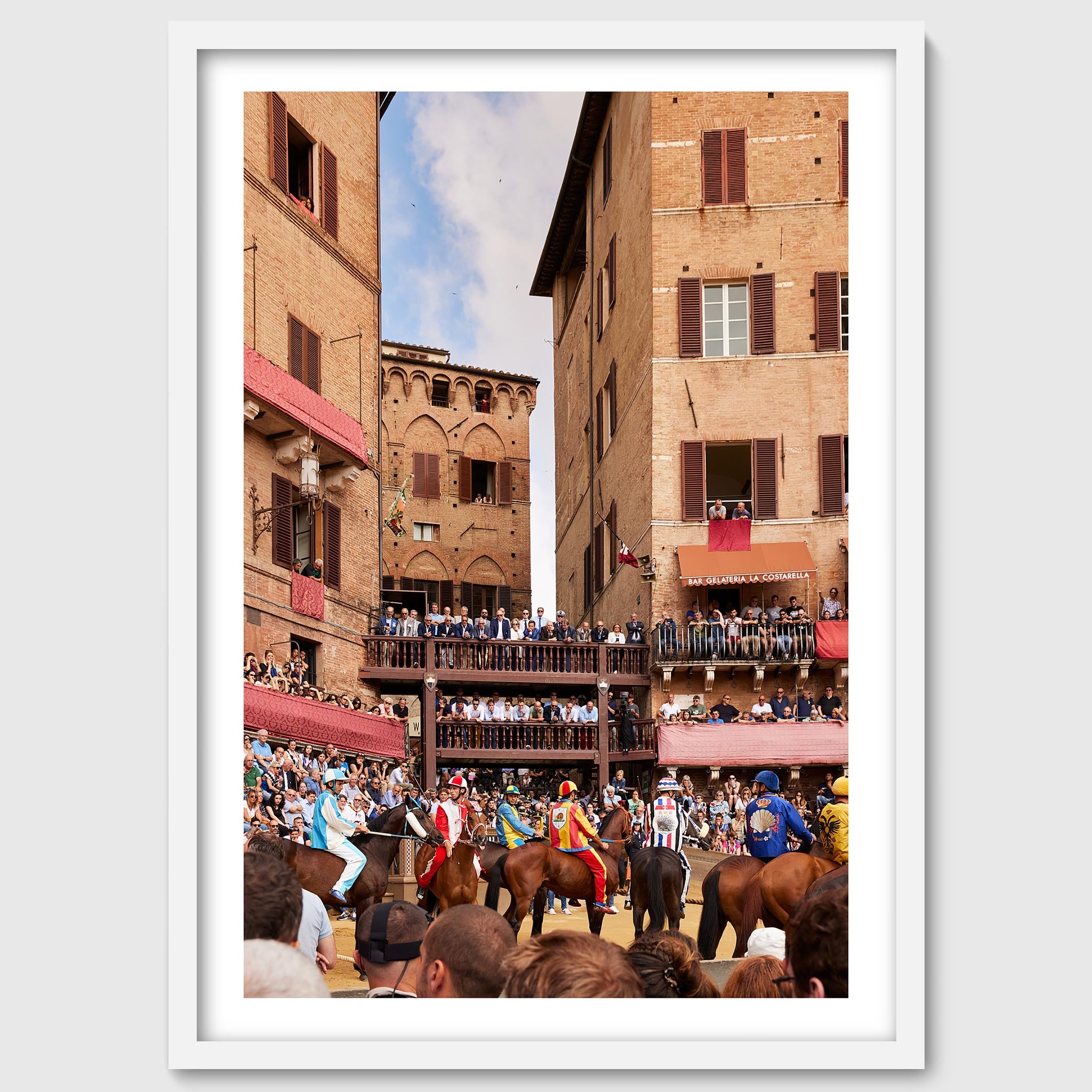 La Mossa – Siena Horse Race Wall Decor, Italian Action Photography Print