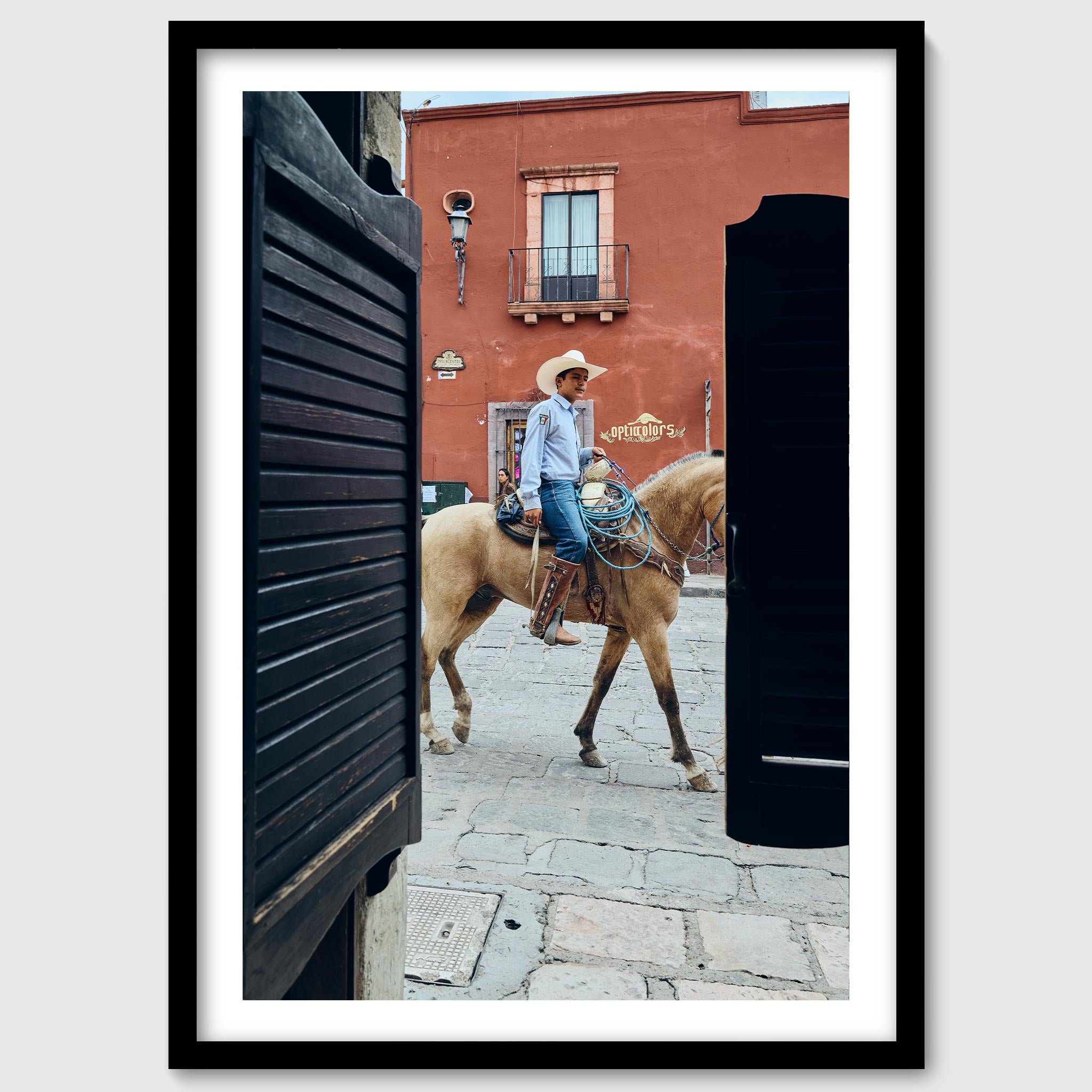 Through the Doorway – San Miguel de Allende Mexico Art Print