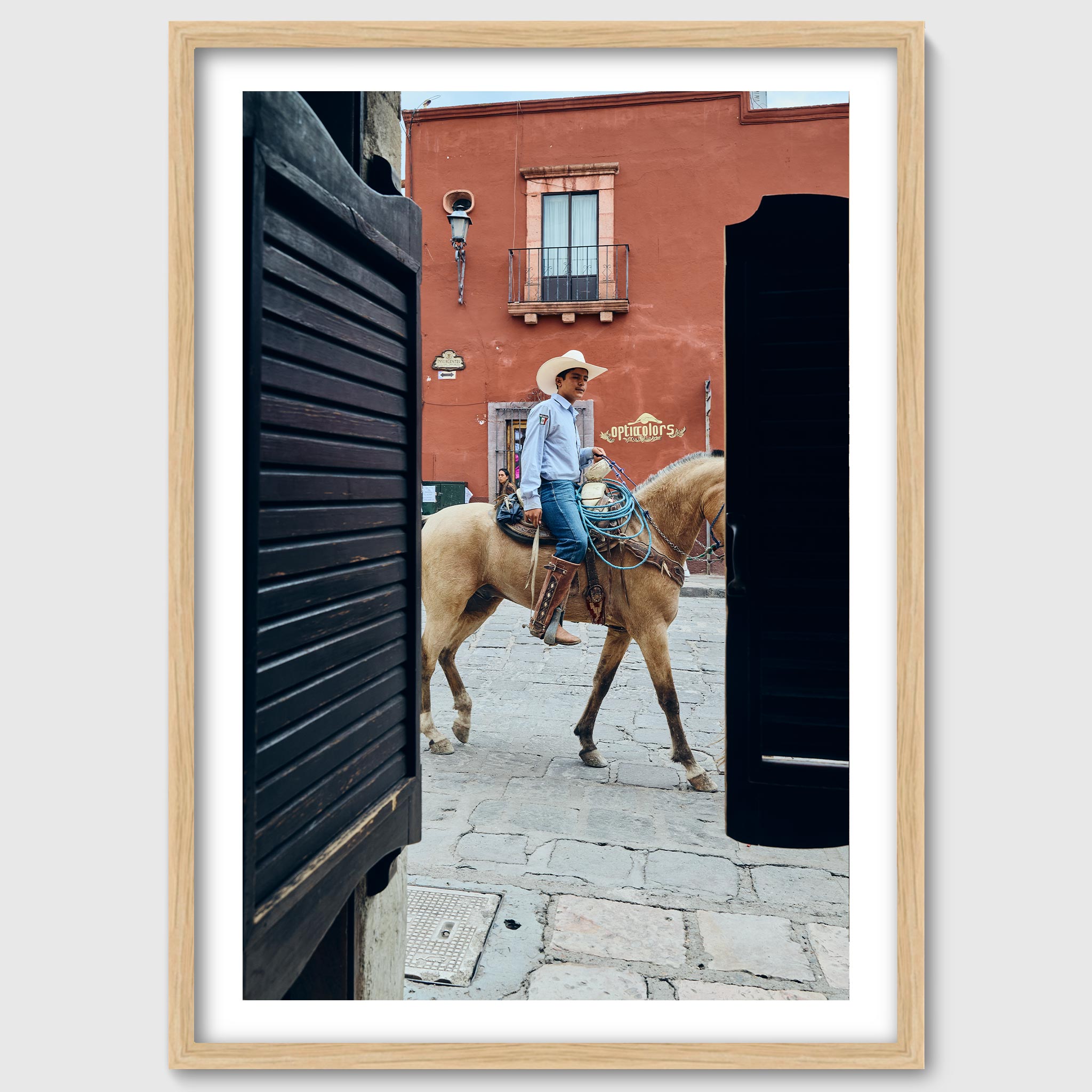 Through the Doorway – San Miguel de Allende Mexico Art Print