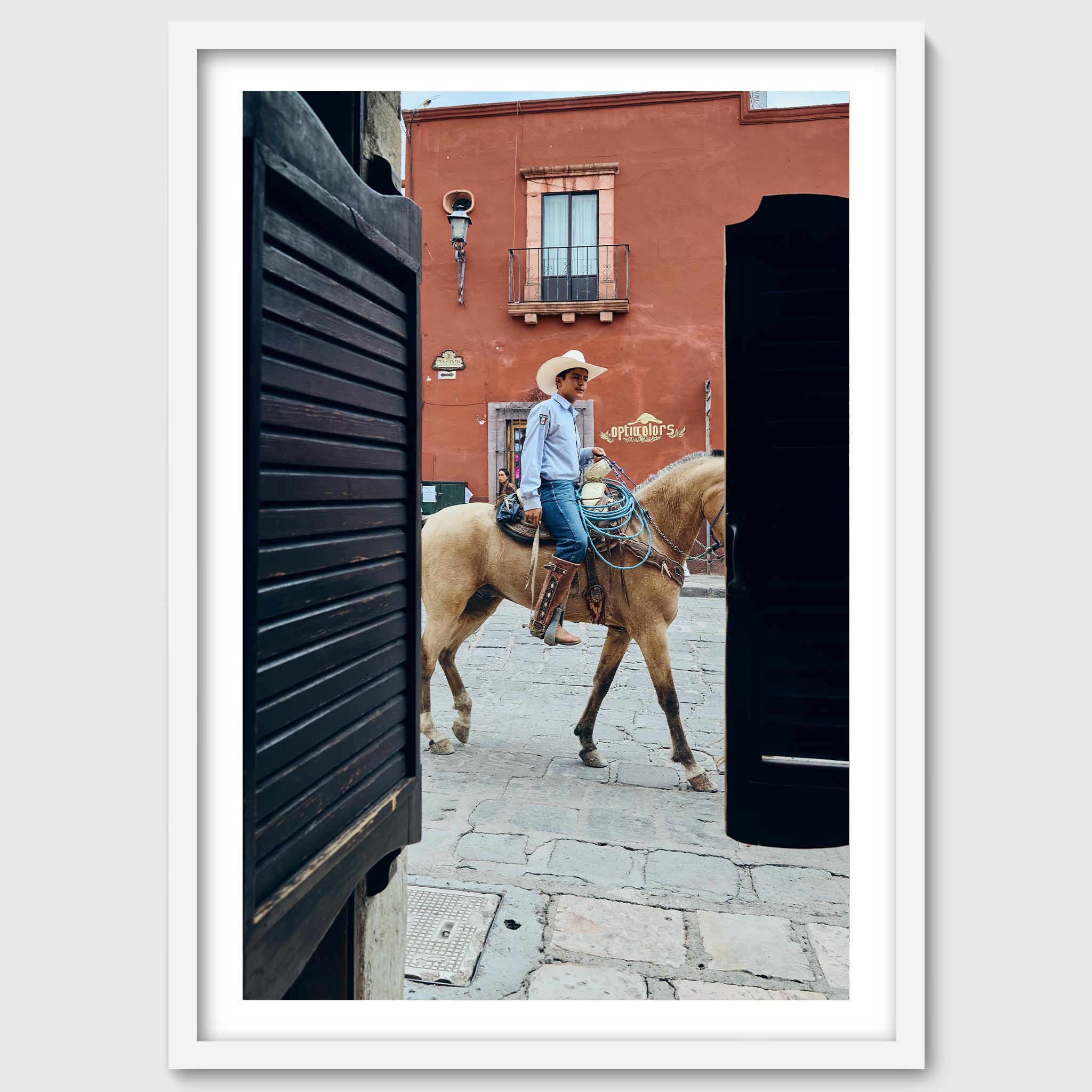 Through the Doorway – San Miguel de Allende Mexico Art Print